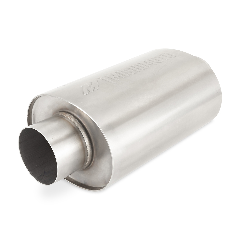 Mishimoto — Mishimoto Universal Resonator with 3in Inlet/Outlet - Brushed
Exhaust Resonator - view 7